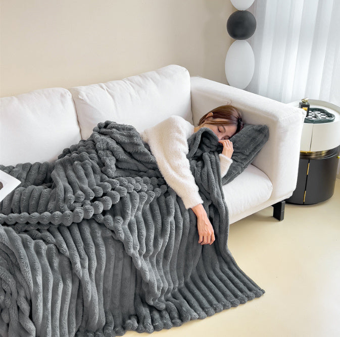 SnugsBerrie Striped Ulra-Soft Blanket