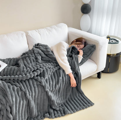 SnugsBerrie Striped Ulra-Soft Blanket