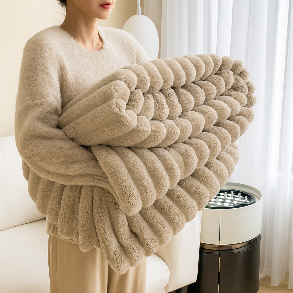 SnugsBerrie Striped Ulra-Soft Blanket