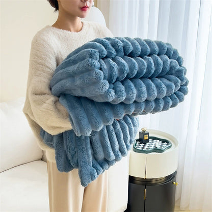 SnugsBerrie Striped Ulra-Soft Blanket